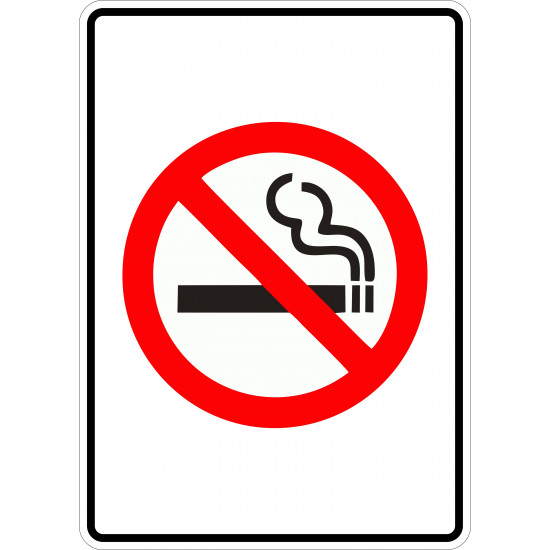 Affiche - Défense de fumer - Sans texte