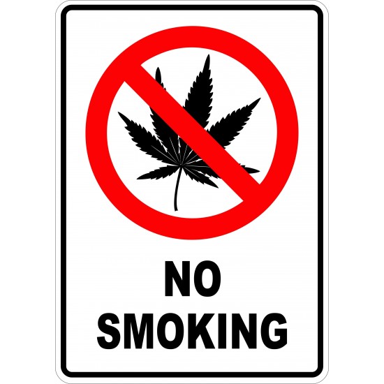 Affiche - No smoking cannabis