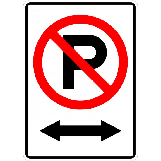 Affiche - Stationnement interdit - Distance